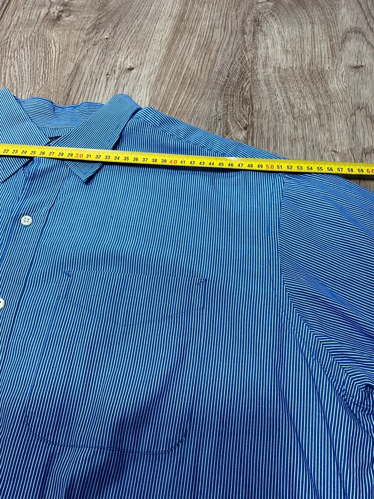 Chemise Tommy Hilfiger Crest XL 17 32-33 Chic 100% Coton Rayée Bleu – photo 12